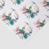 ハミングバード花模様 薄葉紙 (詳細)