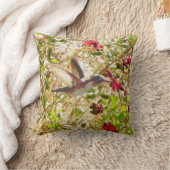 ハミングバード装飾用クッション クッション (ブランケット)