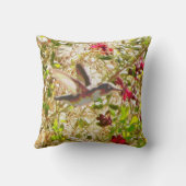 ハミングバード装飾用クッション クッション (裏面)