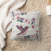 ハミングバード装飾用クッション クッション (ブランケット)