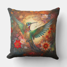 ハミングバード装飾用クッション クッション