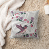 ハミングバード装飾用クッション クッション (ブランケット)