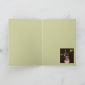 ハミングバード誕生日カード カード (内部)