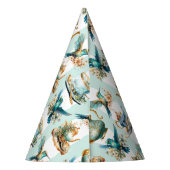 ハミングバード誕生日ティーパーティー パーティーハット (裏面)