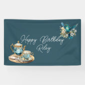 ハミングバード誕生日ティーパーティー 横断幕 (横)