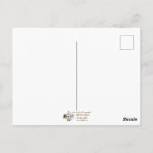 ハミングバード金魚反射アートハガキ ポストカード (裏面)