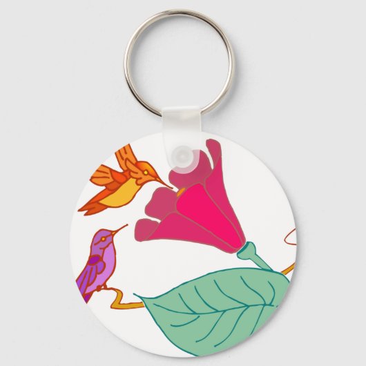 ハミングバード1 キーホルダー (正面)