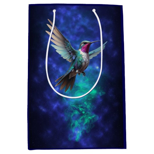 ハミングバード1 – 中抱き枕 ミディアムペーパーバッグ (正面)