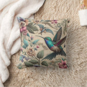 ハミングバード4 クッション (ブランケット)