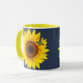 ハミングバード&ひまわり マグカップ (正面左)