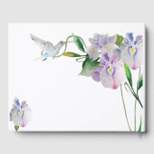 ハミングバード&アイリスゲストブック ゲストブック (裏面)