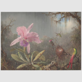 ハミングバード&アイリスデクページ紙 薄葉紙