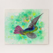 ハミングバード – ア絵画クリル ジグソーパズル (横)