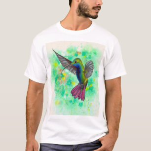ハミングバード – ア絵画クリル Tシャツ