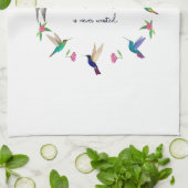 ハミングバード キッチンタオル (折り畳み)