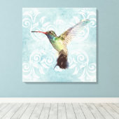ハミングバード キャンバスプリント (インサイチュ (ウッドフロア))