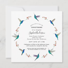 ハミングバード《キリスト教》洗礼式や命名式 案内状