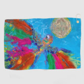 ハミングバード ゴルフタオル (横)