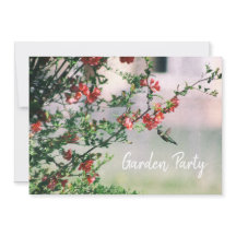 ハミングバード サマー フローラル ガーデン パーティー