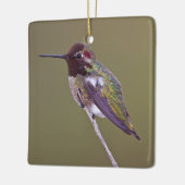 ハミングバード セラミックオーナメント (左)