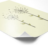 ハミングバード&ダンデリオン フォトプリント            (角)