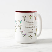 ハミングバード ツートーンマグカップ (正面右)