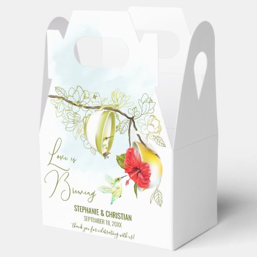 ハミングバード ティーパーティー ラブ イズ ブリューミー フェイバーボックス (オープン)