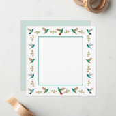 ハミングバード ノートカード (正面/裏面インサイチュ)