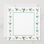 ハミングバード ノートカード (正面)