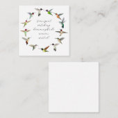 ハミングバード ノートカード (正面/裏面)