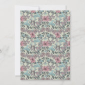 ハミングバード&ハイビスカス – 結婚式招待状 招待状 (裏面)