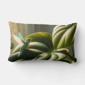 ハミングバード&ハウスプラント装飾用クッション ランバークッション (裏面)