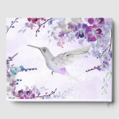 ハミングバード&パープルオーキッズゲストブック ゲストブック (裏面)