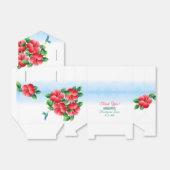 ハミングバード ヒビスカス ハワイアン トロピカル | イベント フェイバーボックス (折り畳みなし)