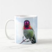 ハミングバード – ピンクスロートアンナのハミングバード コーヒーマグカップ (左)
