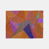 ハミングバード フリースブランケット (正面(横))