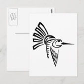 ハミングバード ポストカード (正面/裏面)