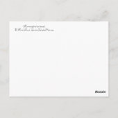 ハミングバード ポストカード (裏面)