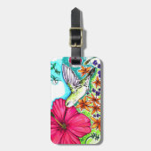 ハミングバード ラゲッジタグ (正面縦)