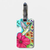 ハミングバード ラゲッジタグ (裏面縦)