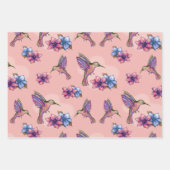 ハミングバード ラッピングペーパーシート (正面)