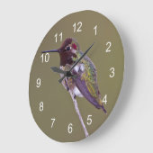 ハミングバード ラージ壁時計 (傾斜)