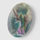 ハミングバード ラージ壁時計 (傾斜)