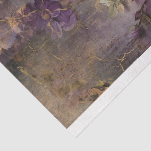 ハミングバード&ヴィンテージ,みすぼらしいシックフローラ 薄葉紙 (詳細)