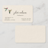 ハミングバード 名刺 (正面/裏面)