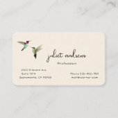 ハミングバード 名刺 (正面)