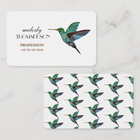 ハミングバード 名刺 (正面/裏面)