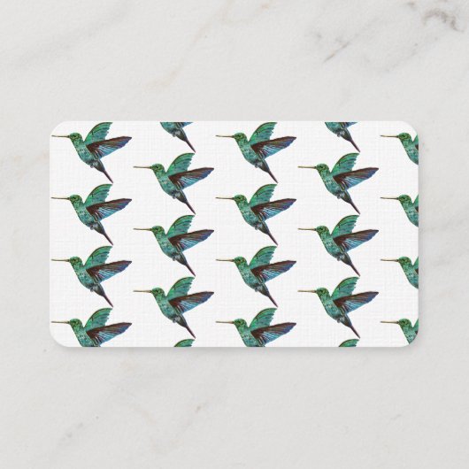 ハミングバード 名刺 (裏面)