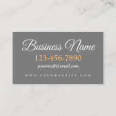 ハミングバード 名刺 (裏面)