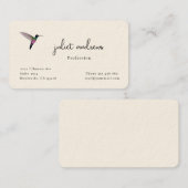 ハミングバード 名刺 (正面/裏面)